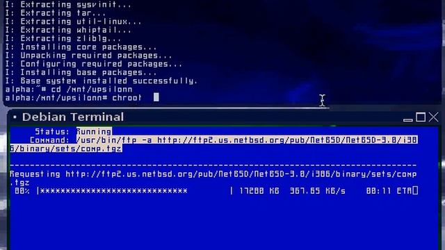 Install Debian and NetBSD on Xen Domu смотреть онлайн