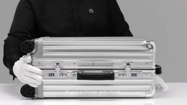 Set the lock on RIMOWA’s Classic suitcase