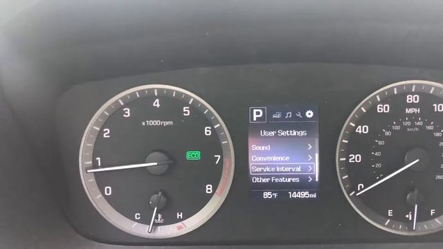 2016 Hyundai Sonata - How to enable or disable service reminder смотреть онлайн