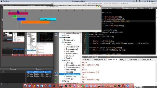 Qt custom Timeline Editor - preview смотреть онлайн