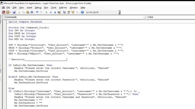 Set Permission Login Form in Microsoft Access смотреть онлайн
