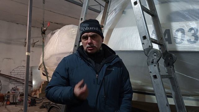 Galia 530 Обзор днища перед началом работ смотреть онлайн