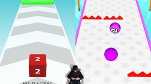 2048 Run: Infinity Cube Run vs Dancing Ball Fun - Max Level Gameplay (Part 1)