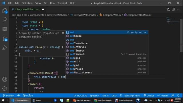 ReactJS Tutorial - 15 - Component Unmount Life Cycle Methods смотреть онлайн