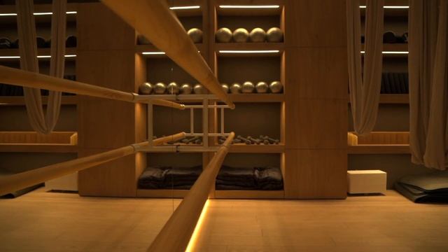 Интерьер фитнес-студии MYSOULSTRETCHING смотреть онлайн