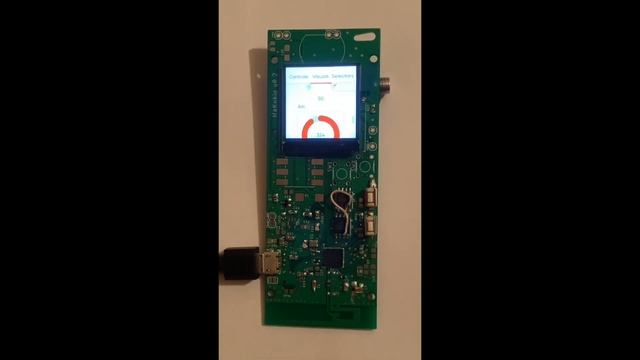 ESP32 custom board with 2.4-GHz Inverted F Antenna and lvgl library test смотреть онлайн