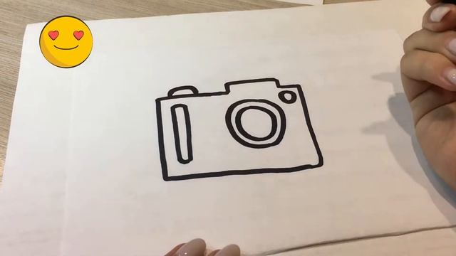 Drawing camera for kids/Bolalar uchun kamera chizish/Рисуем фотоаппарат для детей смотреть онлайн