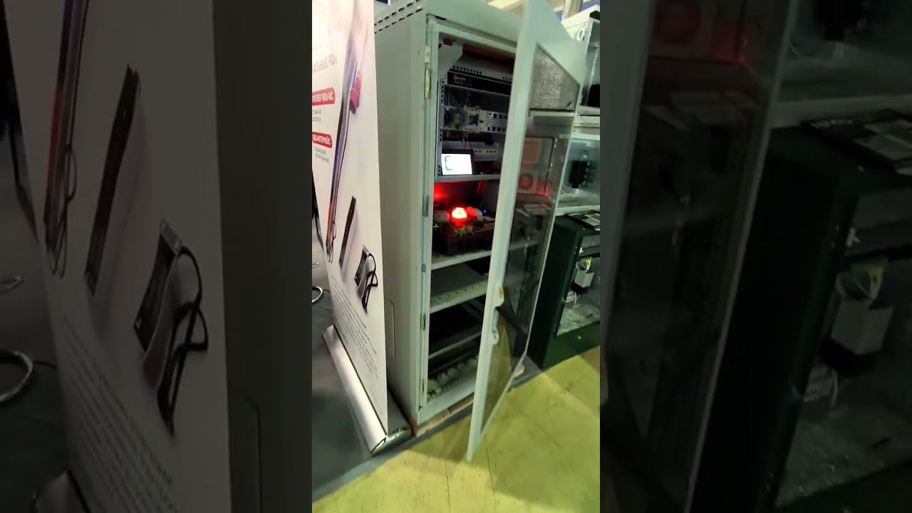 Выставка СВЯЗЬ 2024 - Шкаф уличный с крючками подвеса смотреть онлайн