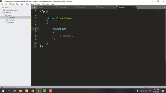 STATIC IN PHP OOP смотреть онлайн