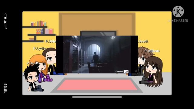 Past Teen Wolf Reacts Scott McCall || Gacha Life|| These Tik Tok And Amv IS NOT MINE!!||