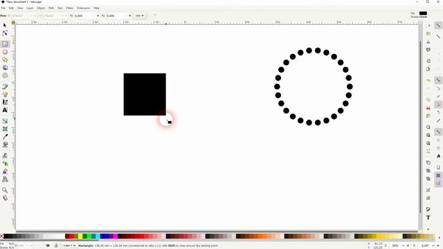 How to create a dotted outline in Inkscape смотреть онлайн