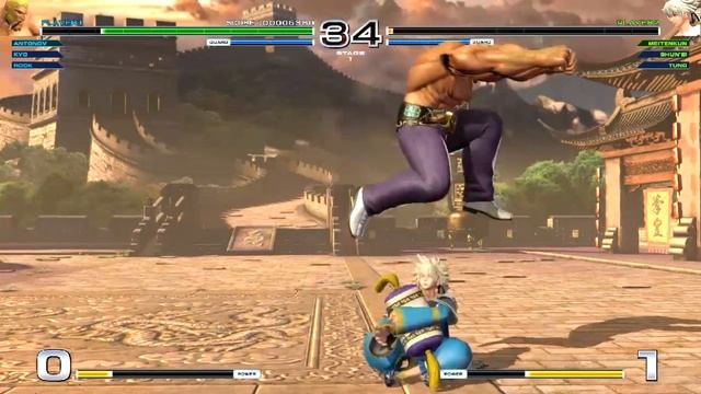 Gameplay The King of Fighters XIV Steam Edition - Stage 1/Nivel 1 смотреть онлайн