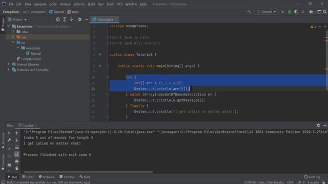 Exceptions in Java | Exception & Error handling in Java смотреть онлайн