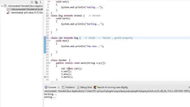 Day 17 : Java Opps Concept : Inheritance and Polymorphism смотреть онлайн