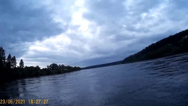 Тесты скорости по реке Кан июнь 2021. Лодка ПВХ 310к+ Ветерок 8М смотреть онлайн