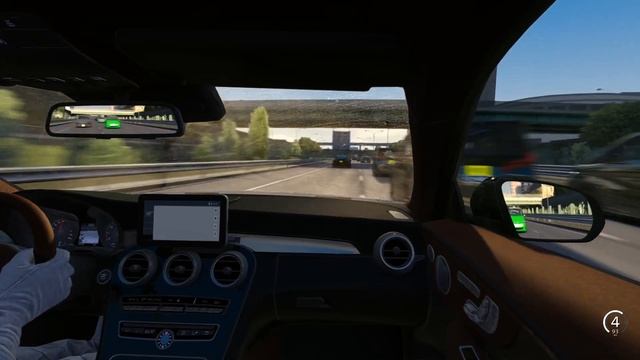 Mercedes Amg C63s | Calm Evening Cutting Through Light traffic | Assetto Corsa Nohesi| смотреть онлайн