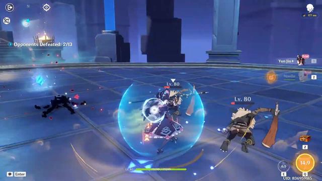 GENSHIN IMPACT - STAGE LUCIDA : YUN JIN trial and stats #yunjin смотреть онлайн