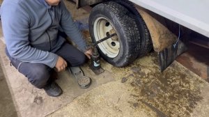 Как открутить колеса на газели