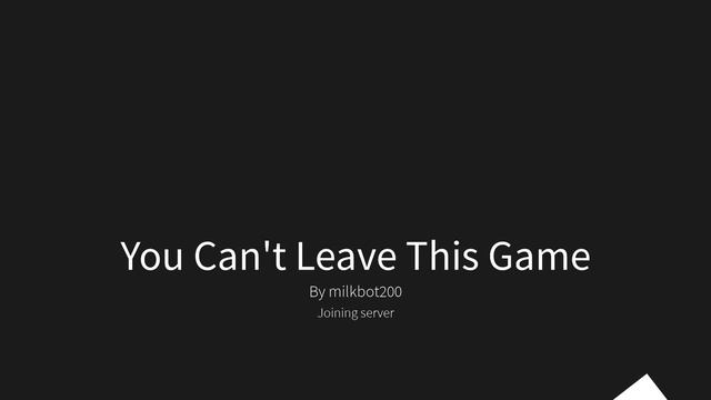 Roblox - How To Leave “You Cannot Leave This Game” (Mobile Version) смотреть онлайн