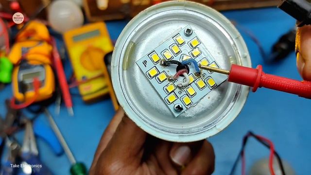 Panasonic 7W automatic emergency led bulb repair. जादू बल्ब को कैसे ठिक करें? 7w rechargeable bulb смотреть онлайн
