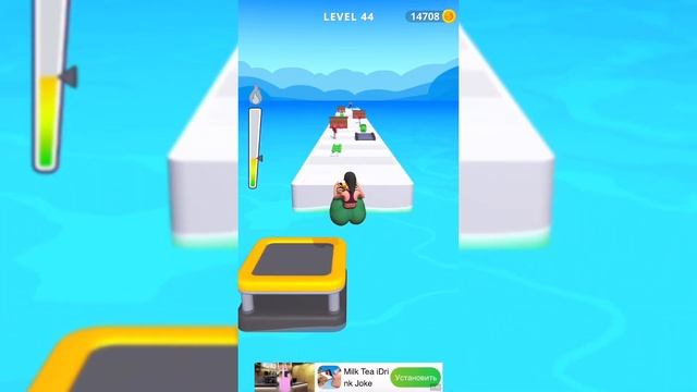 Twerk Race 3D!!New Game!! All levels 40 - 45 gameplay iOS смотреть онлайн