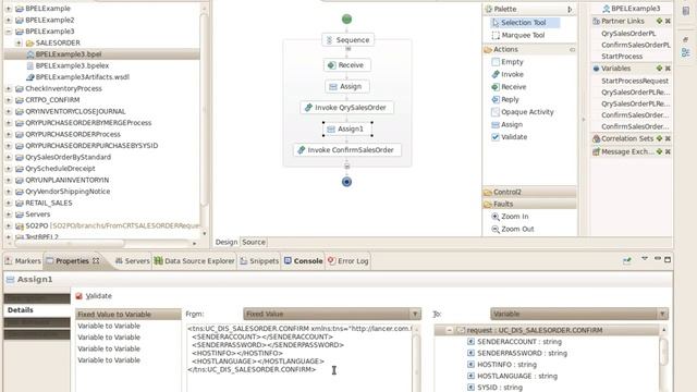 BPEL Example - Query sales order and confirm it смотреть онлайн