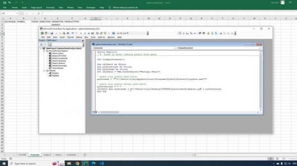 Run Python File Directly From Excel in easy way | Vba Macro shared in Telegram channel