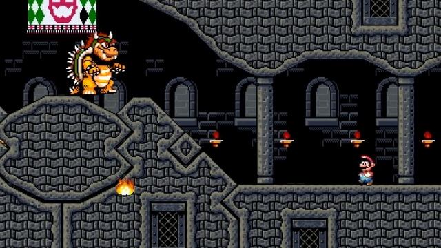 Super Mario Bros. X (SMBX) Custom Level - Bowser Run смотреть онлайн