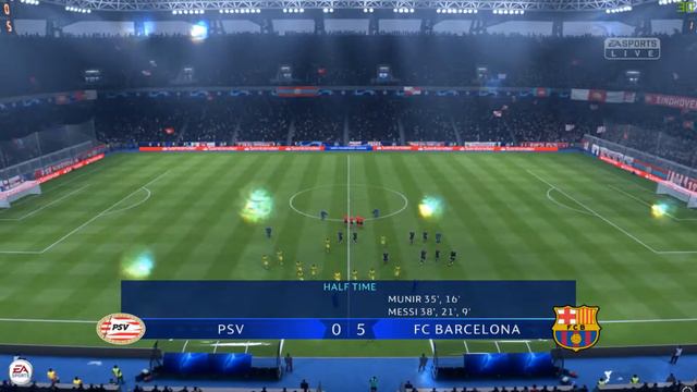 FIFA 19 | UEFA Champions League | FC Barcelona Vs PSV | Group Stage Match #5 смотреть онлайн