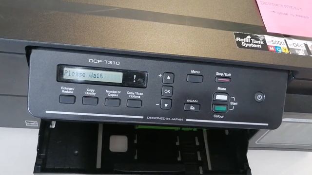 Brother DCP T310 (BAD Printing) How to Cleaning Print Head смотреть онлайн