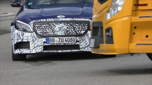 Mercedes Erlkönig Weltpremiere AMG C63 T-Modell 2018 S205 C-Class Facelift FIRST TIME -4K SPY VIDEO смотреть онлайн