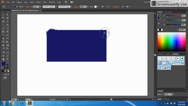 Use Crystallise Tool Illustrator CS6 in Hindi Part 42 by Saurabh Kumar Shrivastav смотреть онлайн