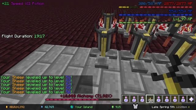 The SIMPLEST Way To Get Alchemy 50 In Hypixel Skyblock