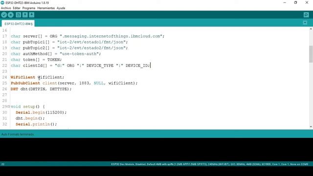 Cómo conectar el ESP32 a IBMC Cloud IoT Platform (Resubido) смотреть онлайн