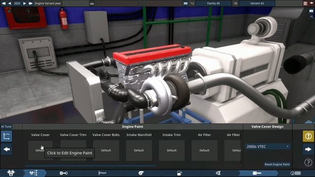 HUGE Turbo Strapped To A Inline 5 - Automation The Car Company Tycoon