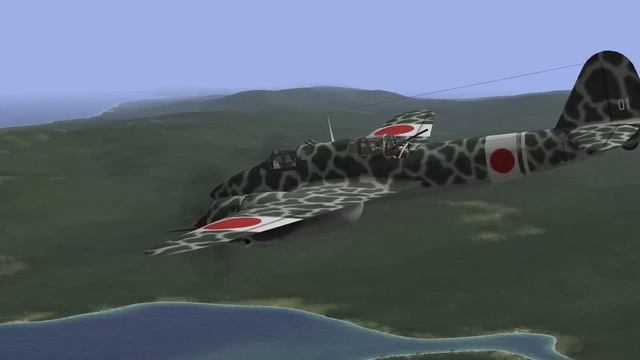 Ki-45 Kai Tei в действии смотреть онлайн