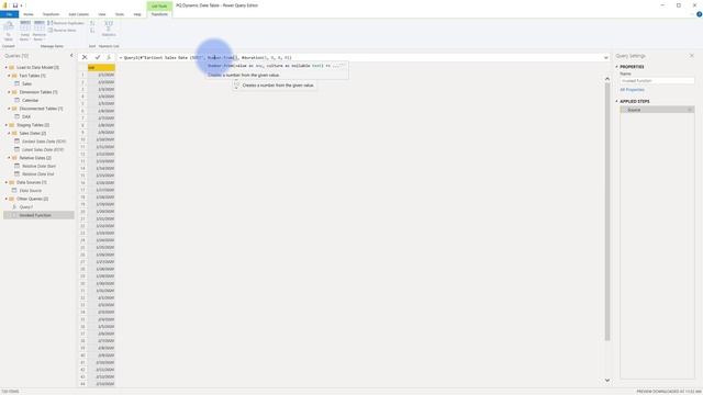 Creating a Dynamic Calendar Date Range in Power Query смотреть онлайн