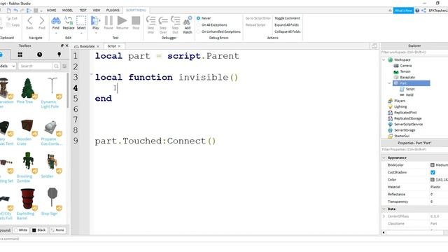 Roblox Studio Tutorial: Touch Events смотреть онлайн