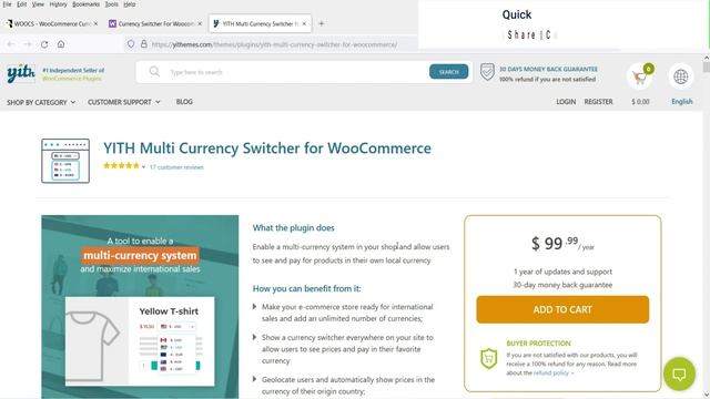 Free WooCommerce Currency Switcher plugin | WOOCS plugin Tutorial смотреть онлайн