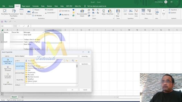Sending WhatsApp Message from Excel смотреть онлайн