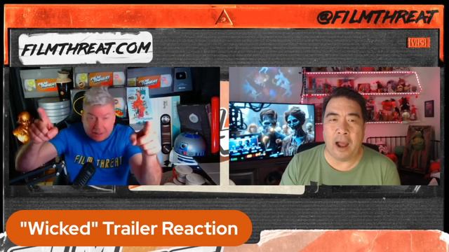 WICKED TRAILER REACTION | Film Threat Reviews смотреть онлайн