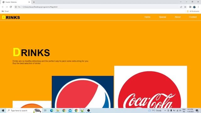How to Create Website Header Design(3-colors) Using | HTML, CSS and Java Script |... смотреть онлайн