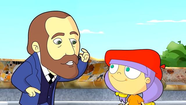 Art with Mati and Dada – Antoni Gaudì | Kids Animated Short Stories in English смотреть онлайн
