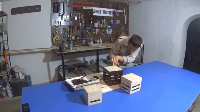 Пробуем делать люстру из фанеры и стекла! смотреть онлайн