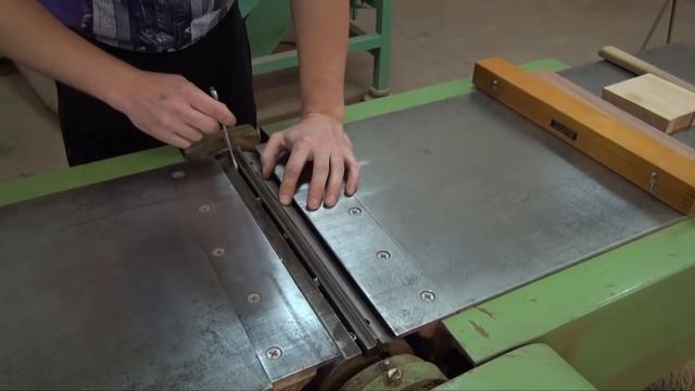 Установка ножей на фуговальный станок и настройка смотреть онлайн