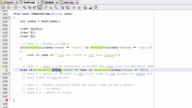 How to Create A Hash Table Project in C++ (Part 15) Remove Item Function , Case 1 смотреть онлайн