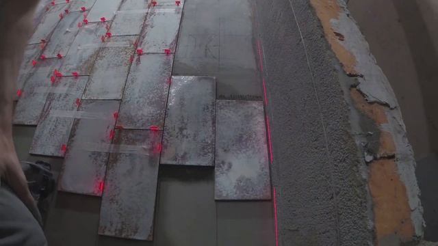 Укладка плитки в ванной. Разметка. смотреть онлайн