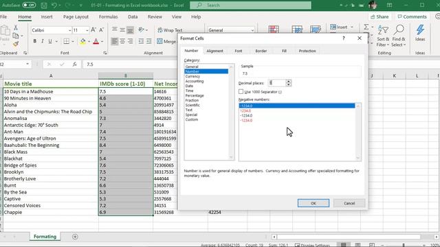 Microsoft Excel for Beginners - Formatting in an Excel Workbook смотреть онлайн