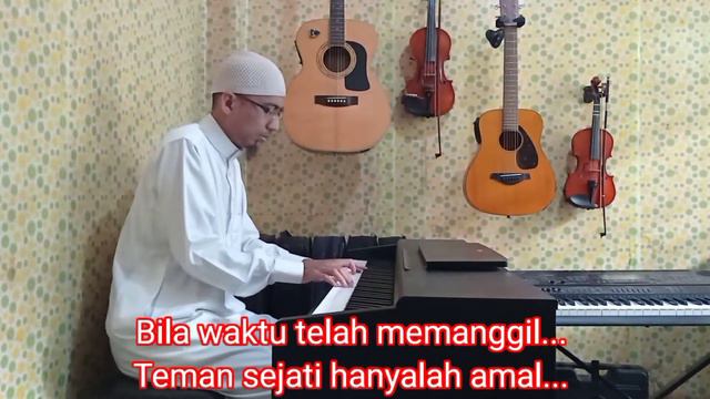 Bila Waktu T'lah Berakhir - Opick || Chord = Bm || Piano Karaoke + Lirik + Guide Vokal/instrumental смотреть онлайн