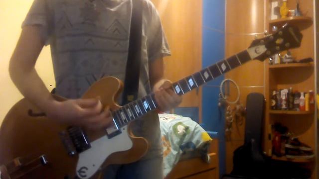 Last Nite - The Strokes [Guitar cover w/ Epiphone Riviera] смотреть онлайн